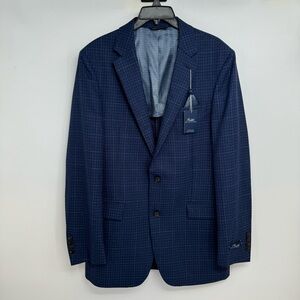 NWT RALPH by RALPH LAUREN Navy CHECK Classic Fit Wool Suit  40 LONG $325